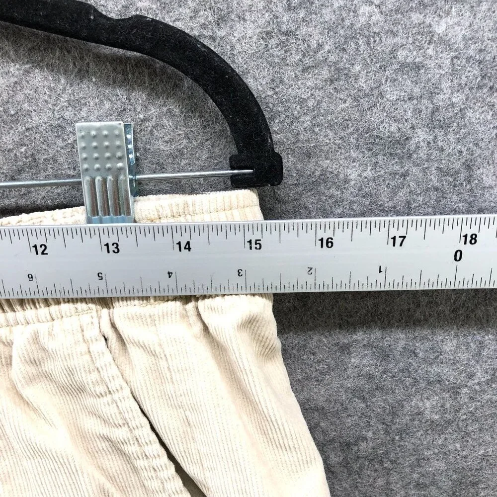 Gap Pull On Corduroy Shorts Mens S Beige Drawstring 7''‎ Inseam Relaxed